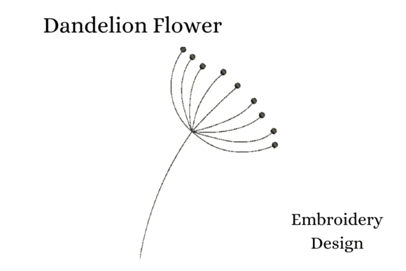 Dandelion Flower: A Delicate Accent for Boutique Apparel