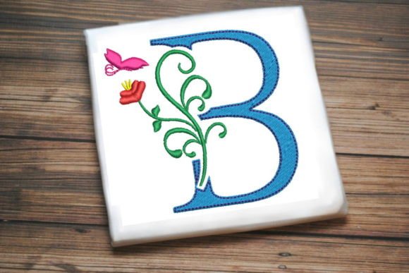 Review: Floral Letter B with Butterfly Design