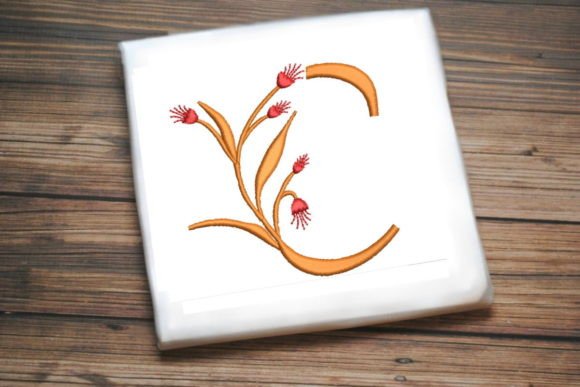 Review: Floral Monogram Letter C for Embroidery