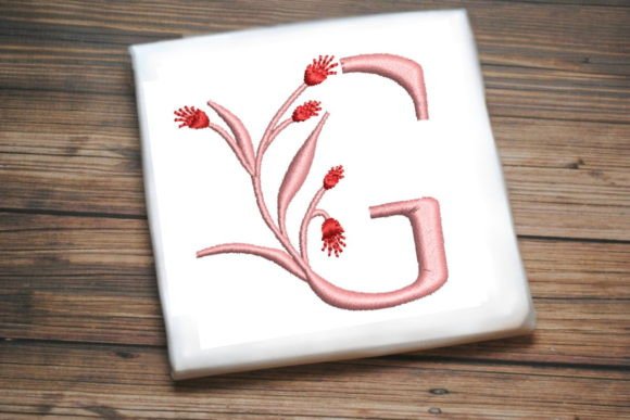 Review: Floral Monogram Letter G for Business Merch