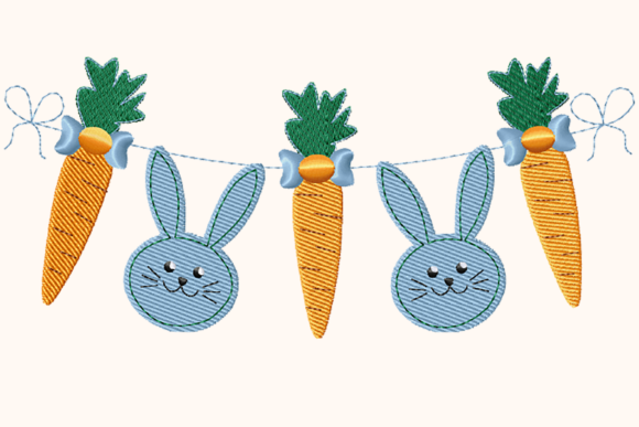 Review: Garland Easter Bunny & Carrot Design