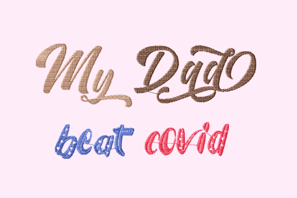 Reviewing My Dad Beat Covid Lettering for Etsy Shops