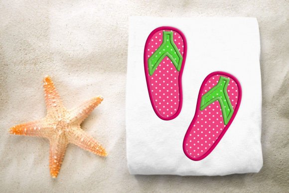 Reviewing Summer Flip Flop Applique for Boutique Sweatshirts