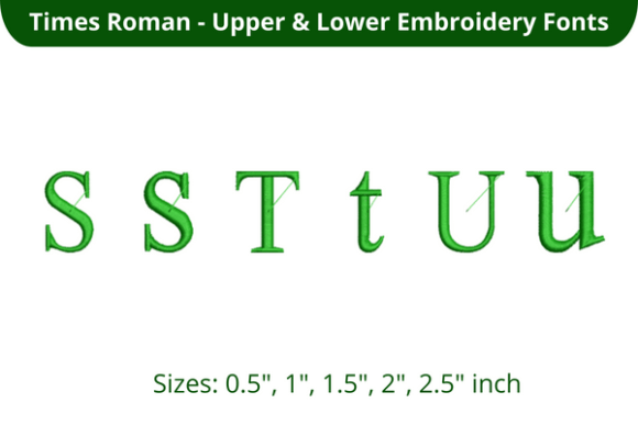 Reviewing Times Roman Font STU for Holiday Embroidery